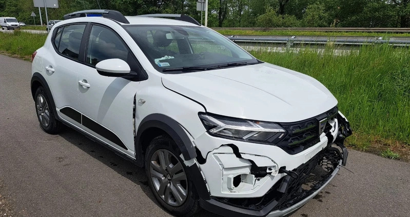 Dacia Sandero Stepway cena 27921 przebieg: 51162, rok produkcji 2021 z Żary małe 121